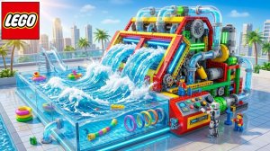 Я построил машину LEGO для моделирования волн, чтобы построить пляж