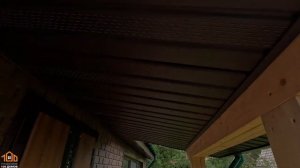 Каркасный пристрой 3х8м к кирпичному дому