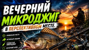 Вечерний микроджиг в перспективном месте.