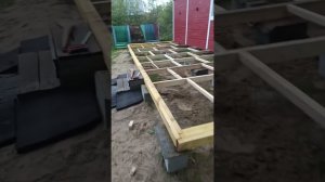 Пристройка к бытовке своими руками. 19.05.2025. День 2.