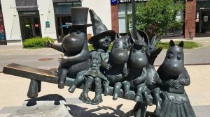 Мумми-тролли в Новой Москве на площади Туве Янссон