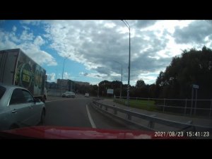 Авария проспект Куприна,  на кольце. Новая Москва