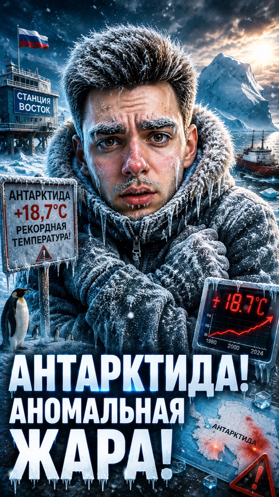 Антарктида | Аномальная температура!