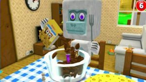 Йети решает угостить Баарена и его брата хлопьями на завтрак/Super Bear Adventure