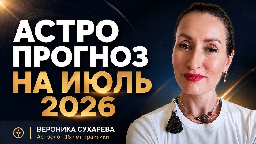 АСТРОПРОГНОЗ НА ИЮЛЬ 2026