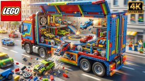 Я построил движущуюся боевую арену LEGO на большом грузовике