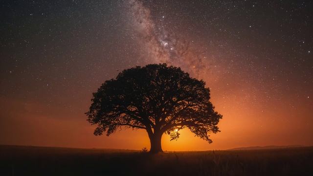 Tree Of Life ｜ Deep Meditation Music Beneath Eternal Stars - Healing Ambient Soundscape смотреть онлайн