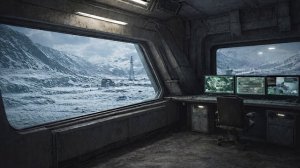 Abandoned Arctic Outpost ｜ Deep Sleep Ambience with Snowstorm Sounds