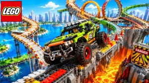 Я построил из LEGO невозможную полосу препятствий для автомобилей