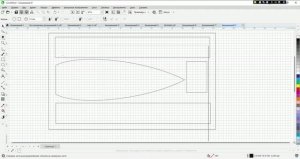 Проектирование корпуса модели корабля в программе CorelLaser (2 часть)