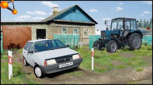НОВАЯ КАРТА «РУССКАЯ ДЕРЕВНЯ»! Плохая ДОРОГА! - BeamNg Drive