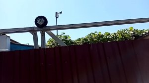 ВОРОТА ОТКАТНЫЕ  САМОДЕЛЬНЫЕ