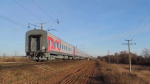 ЧС4Т-691 с фирменным поездом «Италмас» Москва-Ижевск