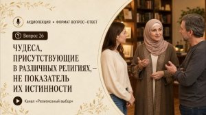 Вопрос 26. Чудеса, присутствующие в различных религиях, — не показатель их истинности