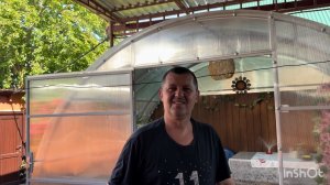 Николай навёл порядок на огороде.Едем работать во второй дом.