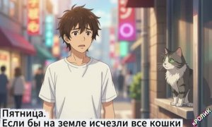 Гэнки Кавамура «Если все кошки в мире исчезнут» (аудиокнига), ч. 5/6 | #книги #кошки #анимэ #жизнь