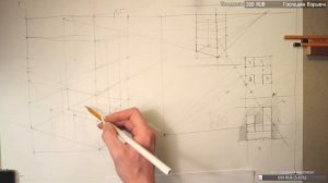 Линейно конструктивный рисунок. урок #1 Как поступить в архитектурный вуз