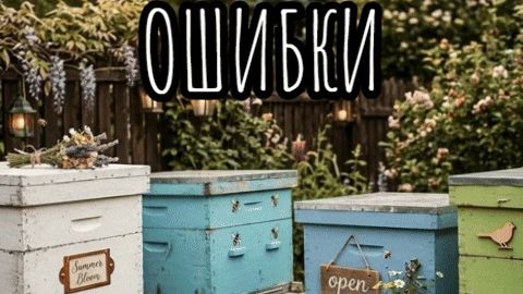 первые ошибки с пчелами