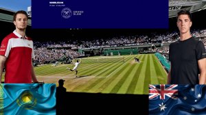 30/06 ⏰15:00 (10) 🇰🇿Александр Бублик - 🇦🇺Танаси Коккинакис/🏆Grand Slam 🇬🇧Уимболдон. 1-й круг
