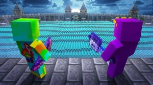2 ПРО против 1000 ОХОТНИКОВ в Майнкрафт на Unstable SMP  )