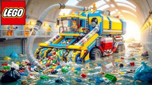Я построил канализационную машину LEGO для уборки мусора 🚛🥤