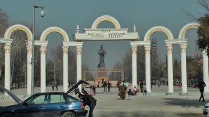 Меняющийся Душанбе. Часть 18. Улица Фирдауси (Коваля) 65,64,63 микрорайоны. Январь 2018
