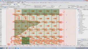 План земляных масс (картограмма) в Archicad