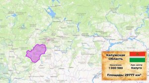 Субъекты Российской Федерации на Карте