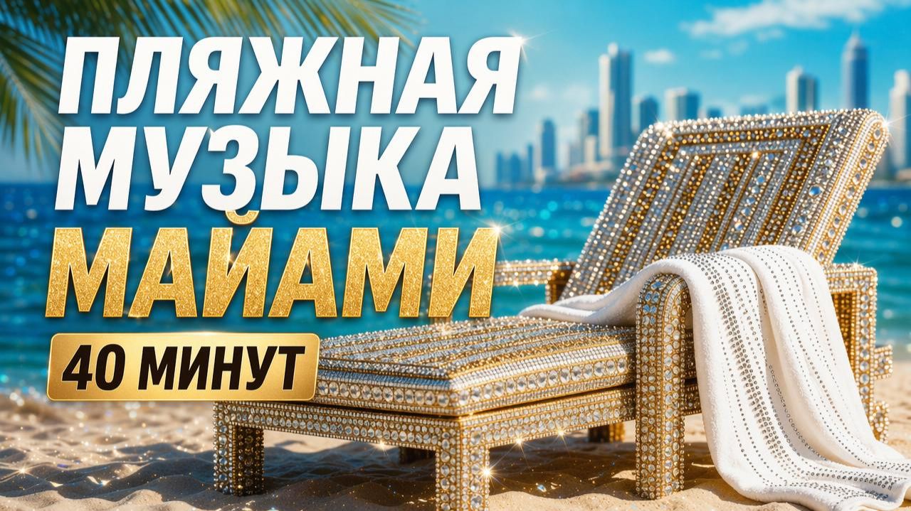 Пляжная музыка 🌊 Летний плейлист 🌊 Музыка для пляжа в стиле Майами🌊  Фоновая музыка для отдыха