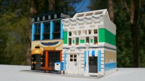 Модульный ресторан средиземноморской кухни и свадебный магазин LEGO MOC (с участием BricksToGo)
