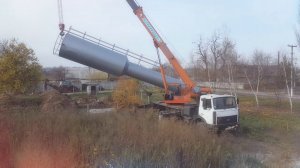 Монтаж водонапорной башни 50 м3/водонапірні башти Запоріжжя