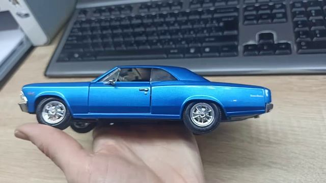 Chevrolet Chevelle L(ll)'1966 396 SS (Super Sport) Coupe. 1-24 Maisto