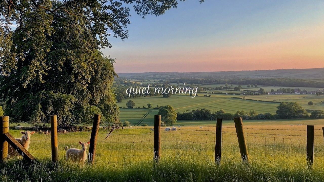A quiet morning in the countryside. Gentle piano music for beautiful mornings смотреть онлайн