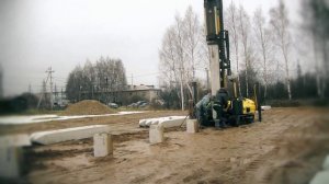 Строительство фундамента под ангар