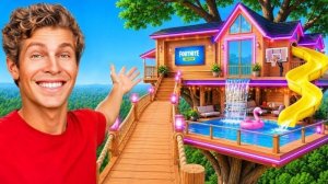 Я построил ЭКСТРЕМАЛЬНЫЙ домик на дереве! Развлечения.