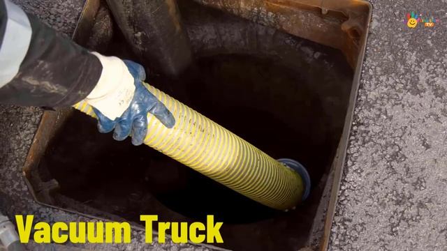 Learn Garbage Truck Names _ Garbage Trucks for Kids _ Vehicle Names in English