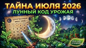 Лунный календарь садовода на июль 2026 благоприятные дни для посадок полива подкормок и сбора урожая