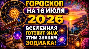 Гороскоп на 16 июля 2026 🔮 Вселенная готовит знак этим знакам Зодиака!