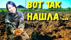 Вот что можно найти в огороде. Коп поиск монет с металлоискателем, женский коп
