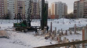 Забивка свай