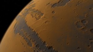 Mars 3D - Valles Marineris Flyby