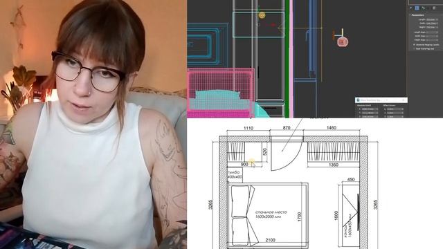 Разбор дизайна спальни 9 м2. Клиент всегда прав. смотреть онлайн