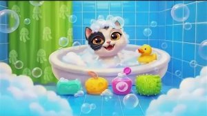 Маленький котёнок.