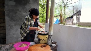 Повседневная жизнь семьи в горах Азербайджанская Кухня Деревенская Кухня  Рецепты