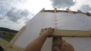 Стропильная система для каркасного сарая 3х6 с чердаком.