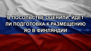 В посольстве оценили, идет ли подготовка к размещению ЯО в Финляндии