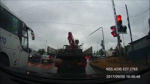 Driving in Moscow agglomeration: Обходными тропами вокруг Москвы... 05/09/2017 (timelapse)