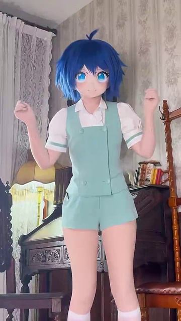 Tomboi Kigurumi Doll with animatronic eyes. смотреть онлайн