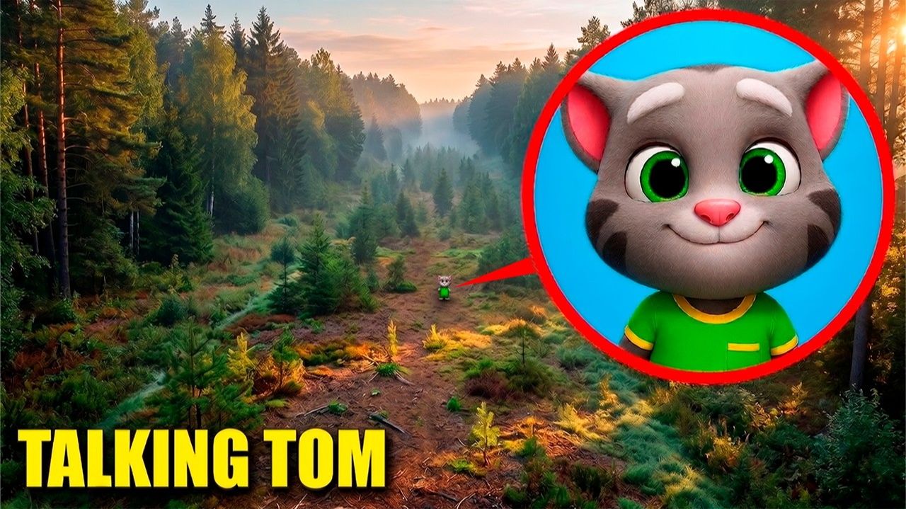 TALKING TOM GOLD RUN ОЖИЛ В РЕАЛЬНОСТИ! МОЙ ДРОН ВСЕ ЗАФИКСИРОВАЛ! смотреть онлайн