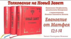 24. Евангелие от Матфея 12:1-14